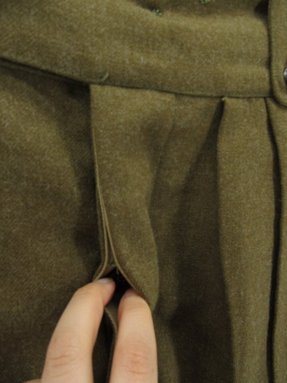 VGT Australian Army Pants 31X32 50s Battledress Cargo 60s DEADSTOCK NEW - Picture 2 of 16